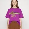 BOSS EVINA - Camiseta Estampada - Bright Purple, Mujer
