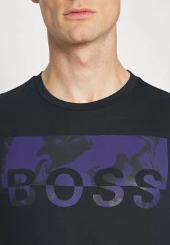 BOSS TYRO - Camiseta Estampada - Dark Blue, Hombre -Outlet BOSS Tienda d541b090522e448085e674ecb8dc686d