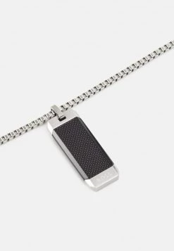 BOSS BENNETT - Collar - Silver-coloured/black, Hombre -Outlet BOSS Tienda d72fc494508b4d6bb461e433e76eef88