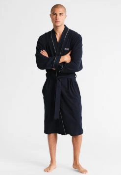 BOSS AUTHENTIC - Albornoz - Dark Blue, Hombre