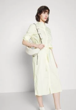 BOSS DEFELIZE - Vestido Camisero - Medium Yellow, Mujer -Outlet BOSS Tienda d9e44aa324c648b197b9534f6d37bfaf