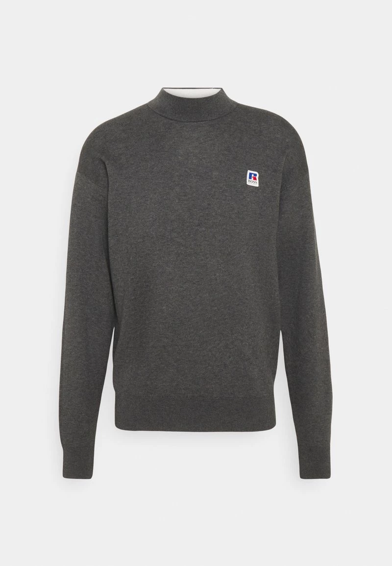 BOSS X RUSSELL ATHLETIC KRUMOK - Jersey De Punto - Medium Grey, Hombre 4 BOSS X RUSSELL ATHLETIC KRUMOK - Jersey De Punto - Medium Grey, Hombre - Imagen 4