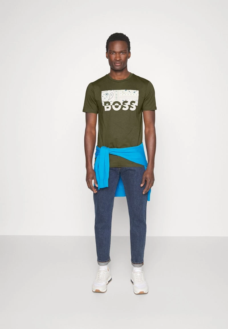 BOSS THINKING - Camiseta Estampada - Open Green, Hombre 2 BOSS THINKING - Camiseta Estampada - Open Green, Hombre - Imagen 2