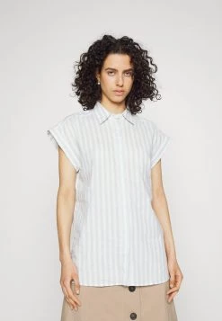 BOSS BRUGA - Camisa - Light Blue/white, Mujer