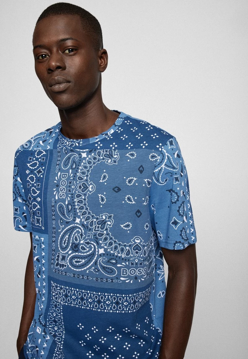 BOSS TALLOVER - Camiseta Estampada - Dark Blue, Hombre 4 BOSS TALLOVER - Camiseta Estampada - Dark Blue, Hombre - Imagen 4