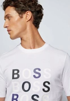 BOSS TESSLER - Camiseta Estampada - White, Hombre -Outlet BOSS Tienda e341368fdda04d9fa56dab79a6882929