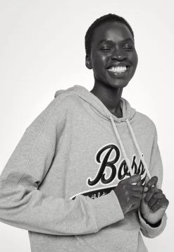 BOSS ERAISY - Jersey Con Capucha - Grey, Mujer -Outlet BOSS Tienda e406b1c112fc4db8a2f64d5b6f2cbde9