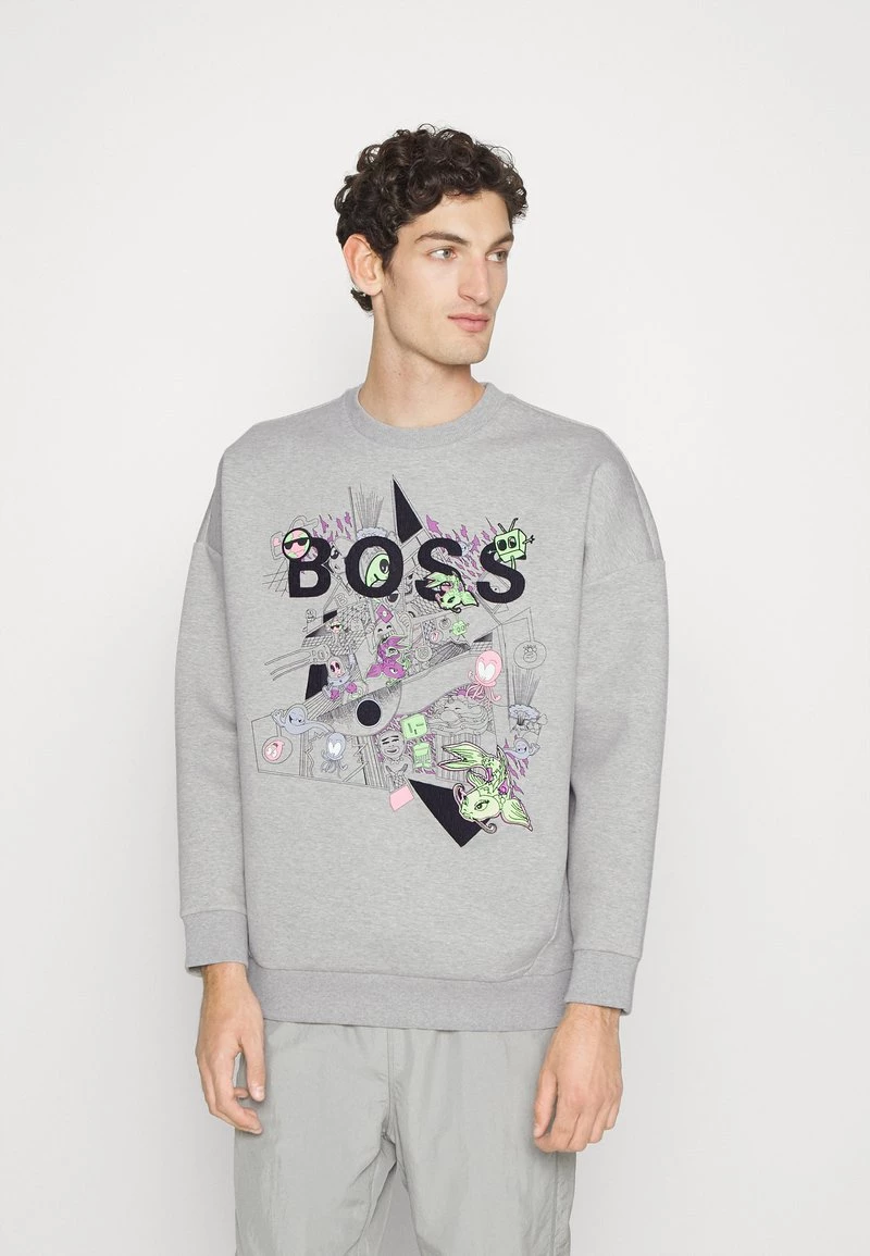 BOSS SALBO LOTUS - Sudadera - Light/pastel Grey, Hombre 1 BOSS SALBO LOTUS - Sudadera - Light/pastel Grey, Hombre
