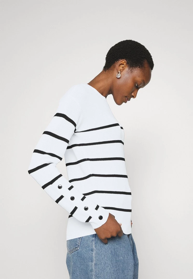 BOSS FITTINA - Jersey De Punto - White/black, Mujer 4 BOSS FITTINA - Jersey De Punto - White/black, Mujer - Imagen 4