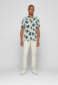 BOSS Pantalones Chinos - Open White, Hombre