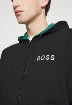 BOSS SANEM - Sudadera Con Cremallera - Black, Hombre -Outlet BOSS Tienda e50b9bfe75344fdf85155edc1536b4ac