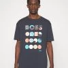 BOSS TEE - Camiseta Estampada - Dark Blue, Hombre