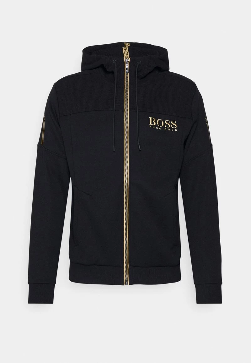 BOSS SAGGY - Sudadera Con Cremallera - Black/gold, Hombre 4 BOSS SAGGY - Sudadera Con Cremallera - Black/gold, Hombre - Imagen 4