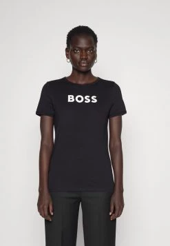 BOSS Camiseta Estampada - Black, Mujer