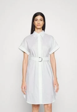BOSS DASHILE - Vestido Camisero - White, Mujer