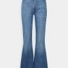 BOSS MODERN - Vaqueros Bootcut - Medium Blue, Mujer