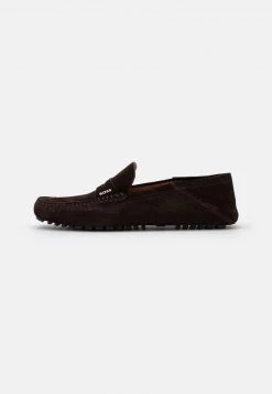 BOSS DRIVER - Mocasines - Dark Brown, Hombre