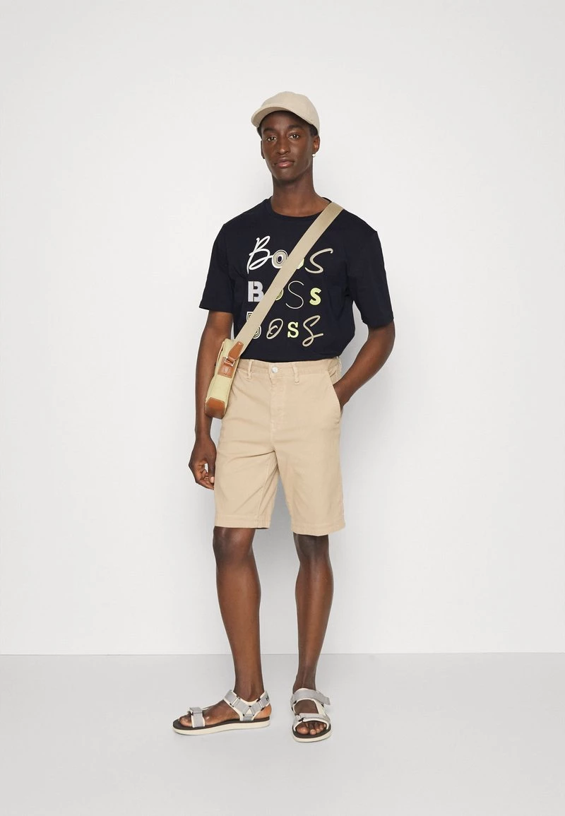 BOSS TEELOGOFUN - Camiseta Estampada - Dark Blue, Hombre 2 BOSS TEELOGOFUN - Camiseta Estampada - Dark Blue, Hombre - Imagen 2