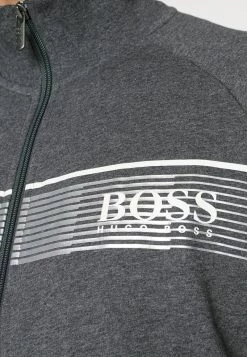 BOSS AUTHENTIC JACKET - Sudadera Con Cremallera - Medium Grey, Hombre -Outlet BOSS Tienda eb5c599430114e31a257c5d914f6b3b7