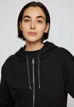 BOSS Sudadera Con Cremallera - Black, Mujer -Outlet BOSS Tienda eb6b7b6972964f24be57d7923779c8fe