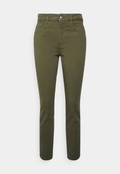 BOSS CROP - Vaqueros Slim Fit - Dark Green, Mujer