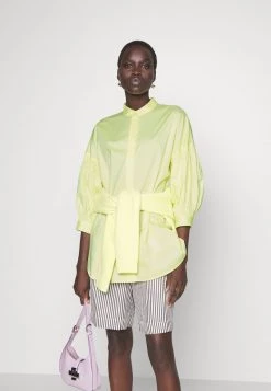 BOSS BESMOA - Camisa - Medium Yellow, Mujer -Outlet BOSS Tienda ed994bac6df74d04a34fc1f3e98437cf