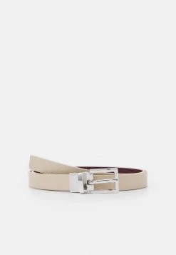 BOSS ANA REVERSIBLE BELT 2CM - Cinturón - Off-white, Mujer