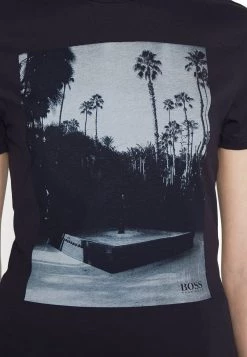 BOSS Camiseta Estampada - Open Blue, Mujer 11 BOSS Camiseta Estampada - Open Blue, Mujer -Outlet BOSS Tienda ef4a40eba3d94a51851b065ed50e09ce