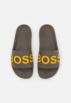 BOSS BAY UNISEX - Chanclas De Baño - Dark Green, Unisexo -Outlet BOSS Tienda ef7b10c65e854683acb01cb95ba713f4