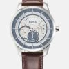 BOSS SOPHIO AUTO - Reloj - Brown/silver/blue, Hombre
