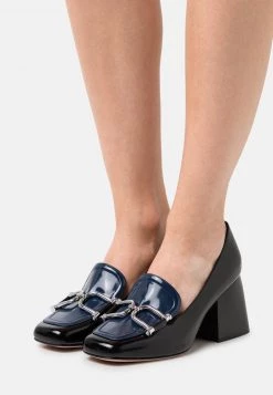 BOSS ADDISON CHUNKY - Tacones - Black, Mujer