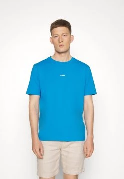 BOSS Camiseta Básica - Bright Blue, Hombre