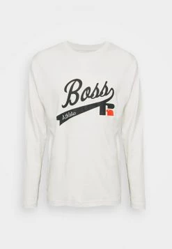 BOSS X RUSSELL ATHLETIC - Camiseta De Manga Larga - Open White, Hombre -Outlet BOSS Tienda f3dcb1a8c8b749c8862f1073e6ea429a