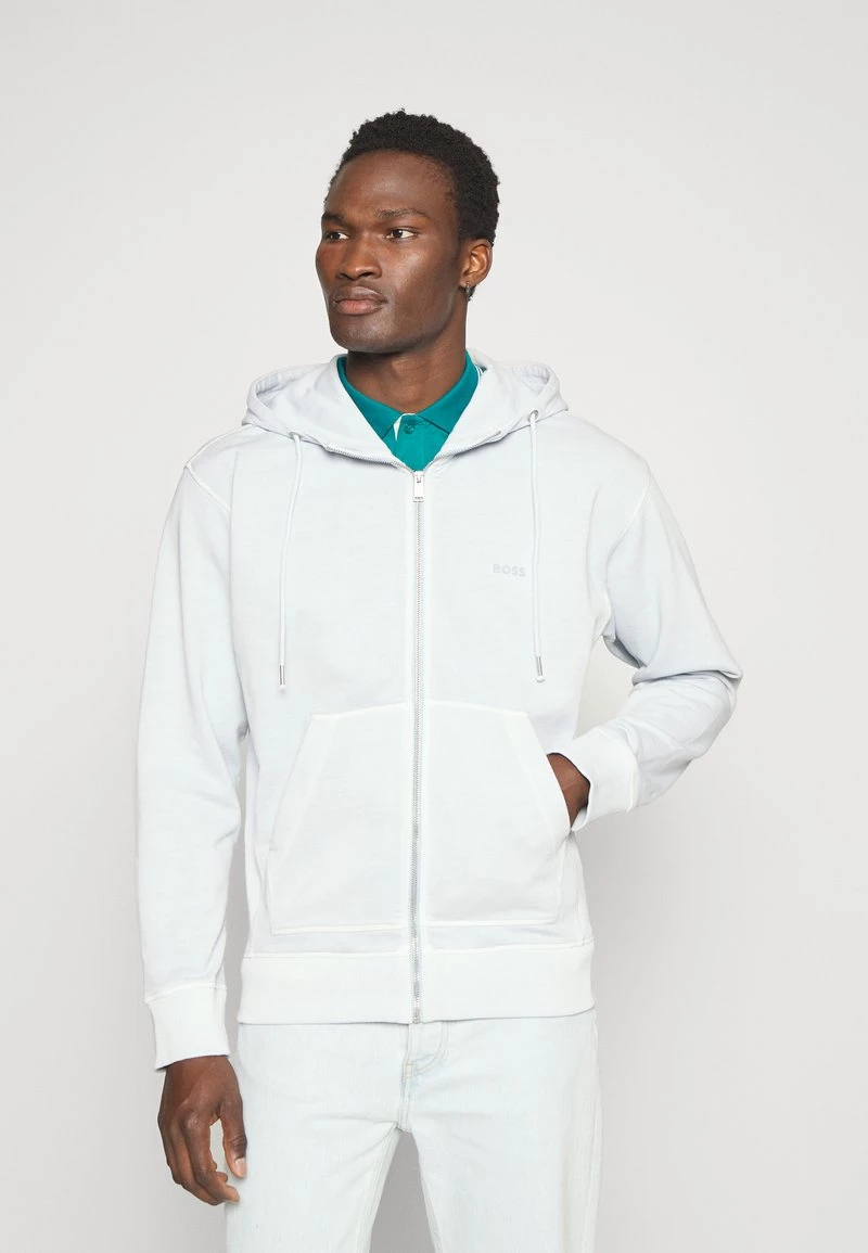 BOSS ZEFADE - Sudadera Con Cremallera - Open Grey, Hombre 1 BOSS ZEFADE - Sudadera Con Cremallera - Open Grey, Hombre