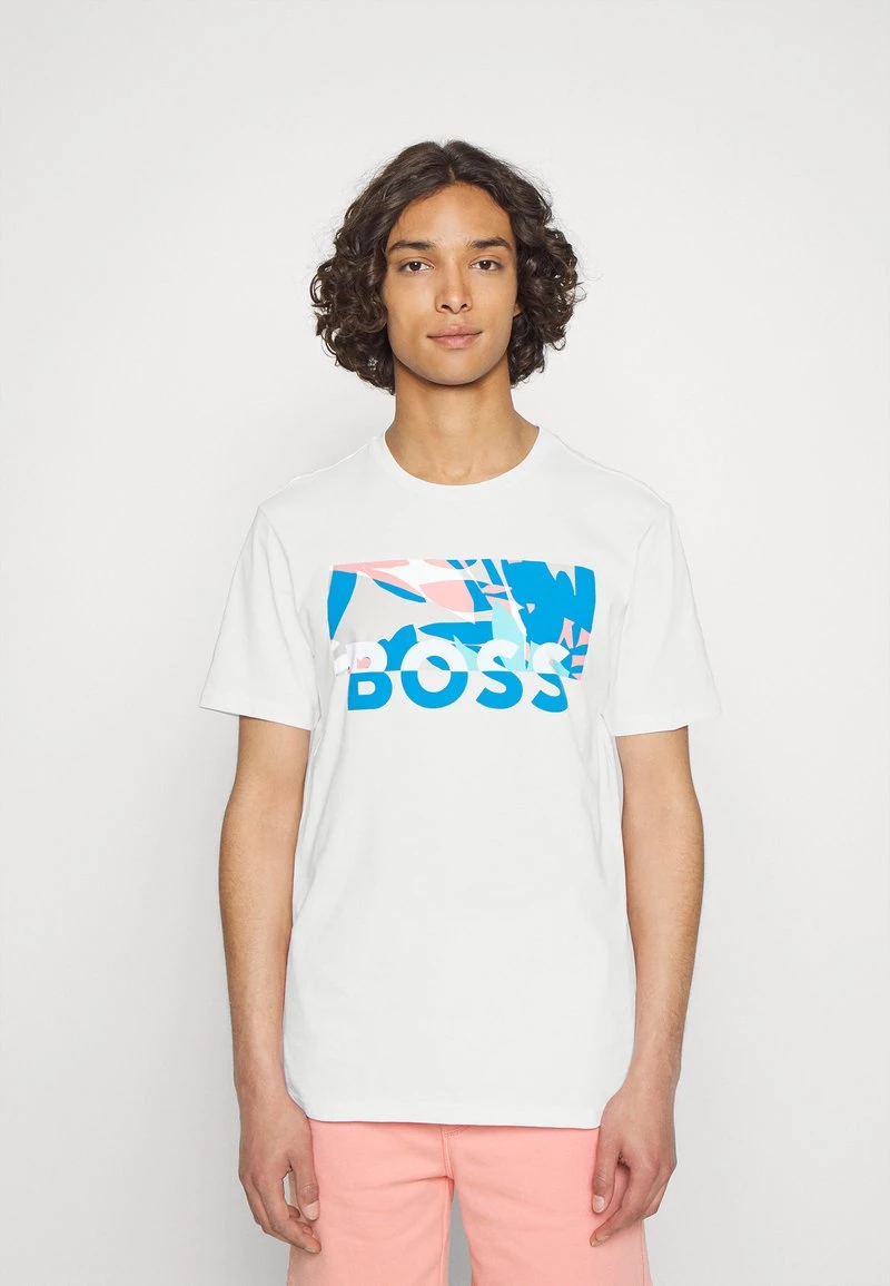 BOSS THINKING - Camiseta Estampada - Natural, Hombre 1 BOSS THINKING - Camiseta Estampada - Natural, Hombre