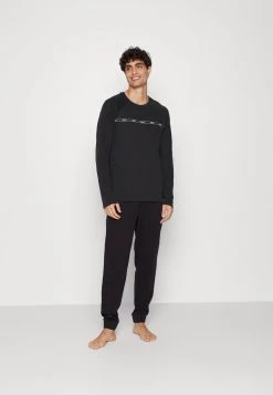 BOSS UNWRAPPED LONG - Pijama - Black, Hombre