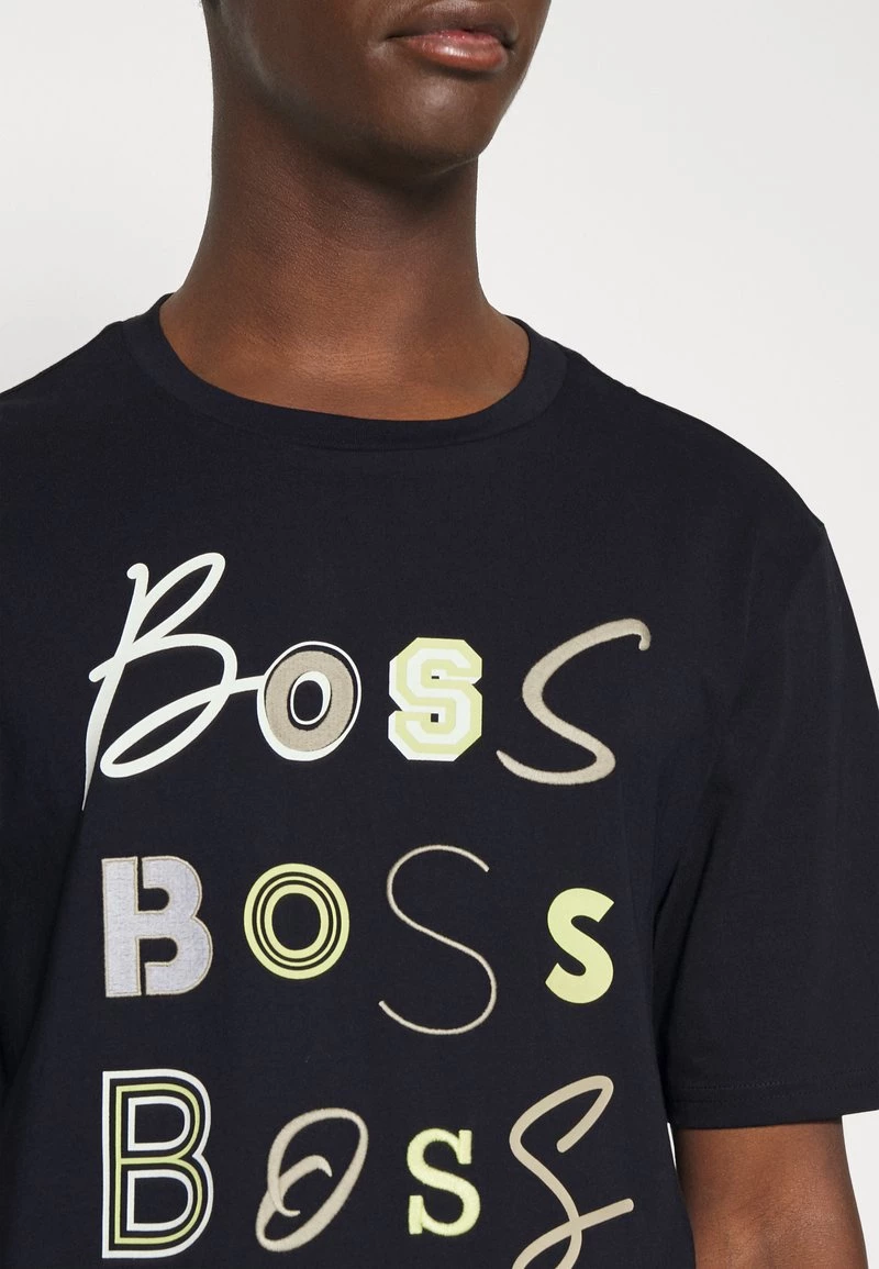 BOSS TEELOGOFUN - Camiseta Estampada - Dark Blue, Hombre 6 BOSS TEELOGOFUN - Camiseta Estampada - Dark Blue, Hombre - Imagen 6