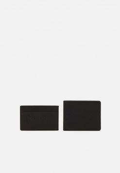 EMBOSS SET - Monedero - Black, Hombre