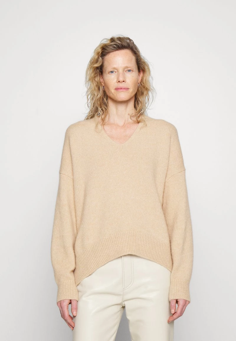 BOSS FONDIANA - Jersey De Punto - Light Beige, Mujer 1 BOSS FONDIANA - Jersey De Punto - Light Beige, Mujer