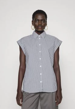 BOSS Camisa - Open Blue, Mujer