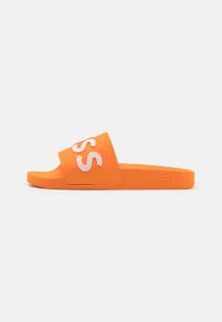 BOSS BAY IT SLID UNISEX - Chanclas De Baño - Medium Orange, Unisexo