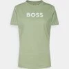 BOSS ELOGO - Camiseta Estampada - Light/pastel Green, Mujer